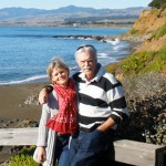 Kevin Clark and Amy Hewes Together at Moonstone Beach, California