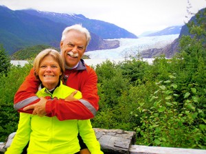 Kevin Clark and Amy Hewes Together Outdoors