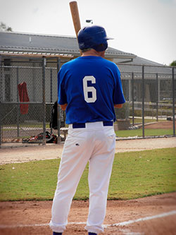 Kevin Clark at Plate, Back